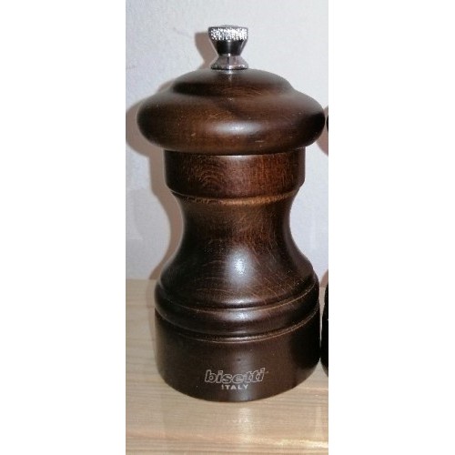 Macina sale Bissetti in faggio noce Macina sale Bissetti in faggio noce
