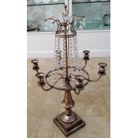 Candeliere Regal a 6 bracci con brindoli H 90 cm