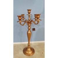 Candelabro Lumiere 5 fuochi  color bronzo H 58 cm