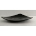 Piattino plastica nera Finger Food Conf. 25 Pz