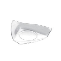 Piattino Vela Finger Food Conf. 50 Pz 6cc plastica trasparente