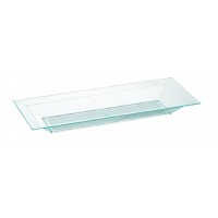 Vassoio rettangolare Finger Food conf. Pz 10 cm 22  plastica trasparente