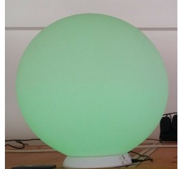 Sfera luminosa diam. 35 led multicolor con base ricaricabile e telecomando