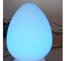 Ovetto luminoso cm 30 led multicolor con spina e telecomando 