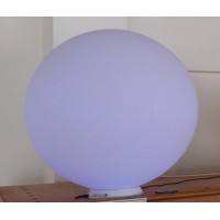 Sfera luminosa diam. 50 led multicolor con base ricaricabile e telecomando