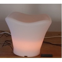 Secchiello luminoso led multicolor con spina e telecomando