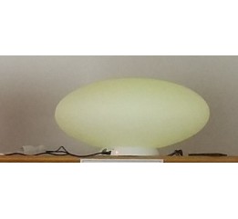 Sasso luminoso grande cm 40 led multicolor con base ricaricabile e telecomando