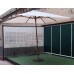 Ombrellone 3x3 m colore ecru palo centrale