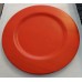 Piatto Segnaposto in legno color arancio cm 32.Ideale per USO RISTORATIVO