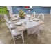 Tavolo Shabby Chic in legno di abete 200 x 105 cm 