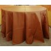 Tovaglia rotonda arancio cotone rasato 2,70 mt