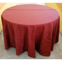 Tovaglia rotonda ruggine 2,70 mt